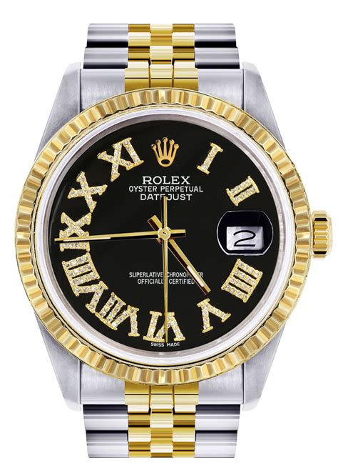 rolex roman number|rolex datejust 36mm diamond dial.